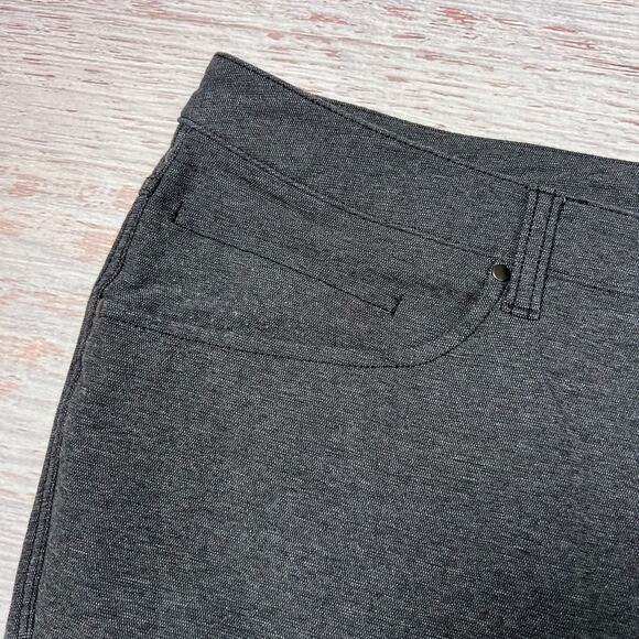Lululemon ABC Pant Slim Tech Canvas 34" MENS 36 x 28 Heathered Black Jean - Picture 13 of 13